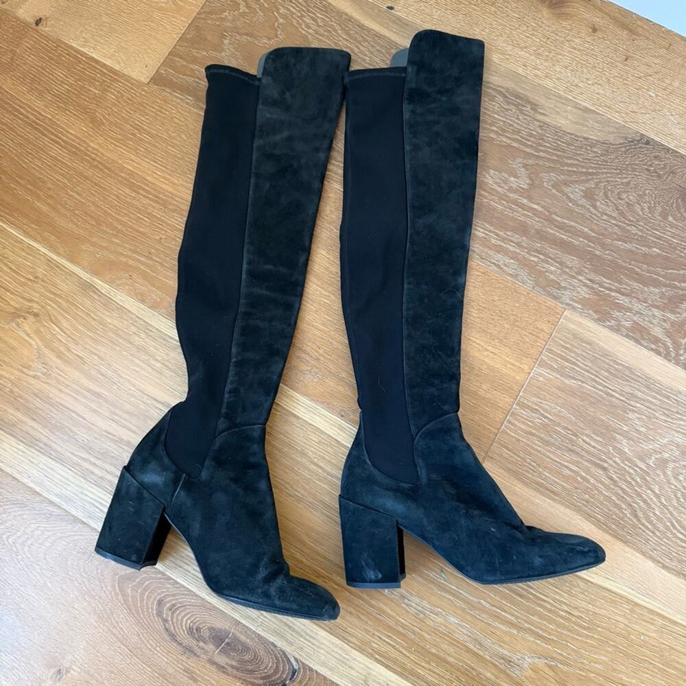 Stuart Weitzman Knee High Heeled Boots Sz 10